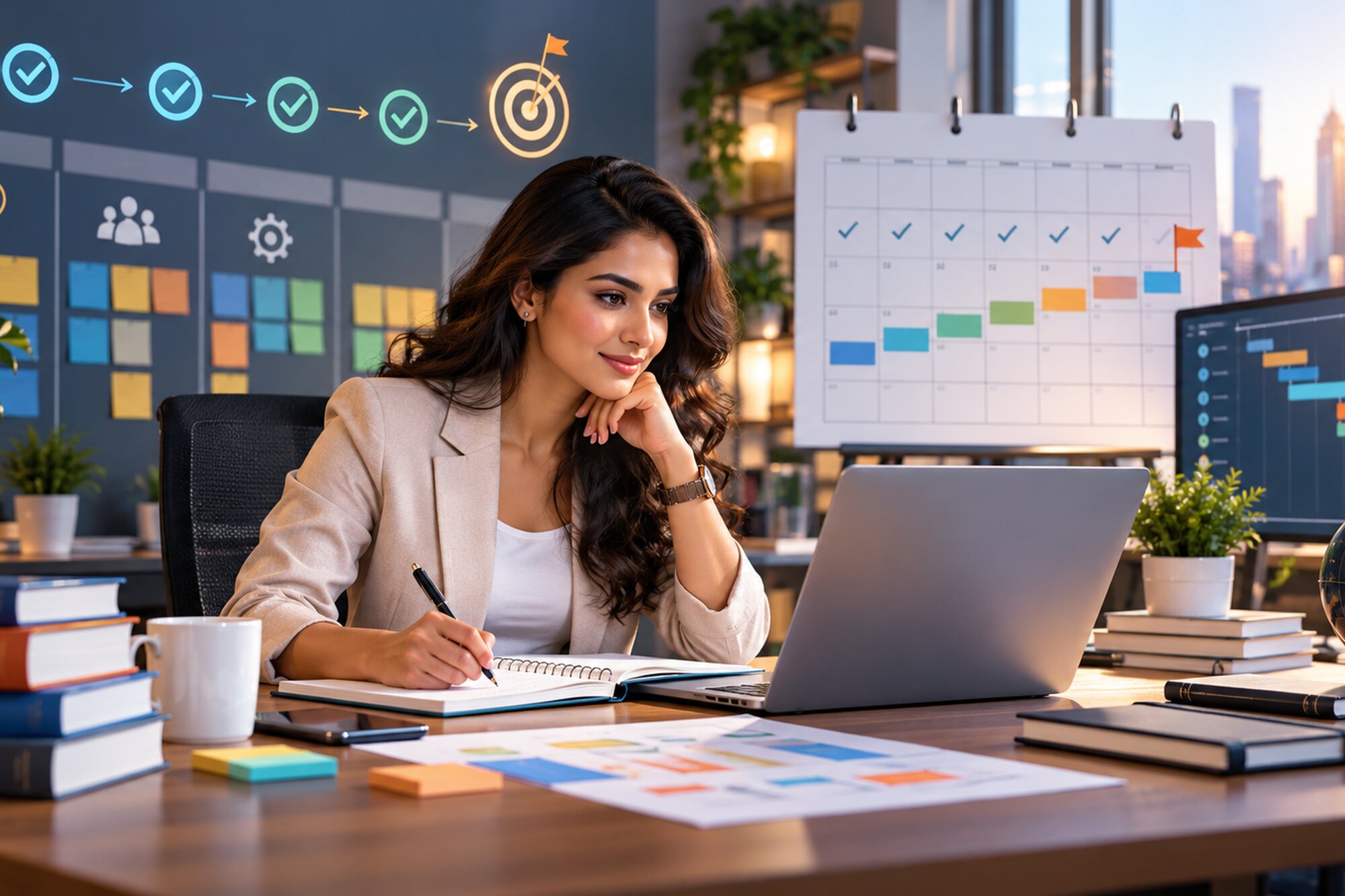 create me a banner image as per this topic but don't add any text in the image just create me a image it should be engage "How to Prepare for the Updated PMP Exam in 60 Days"